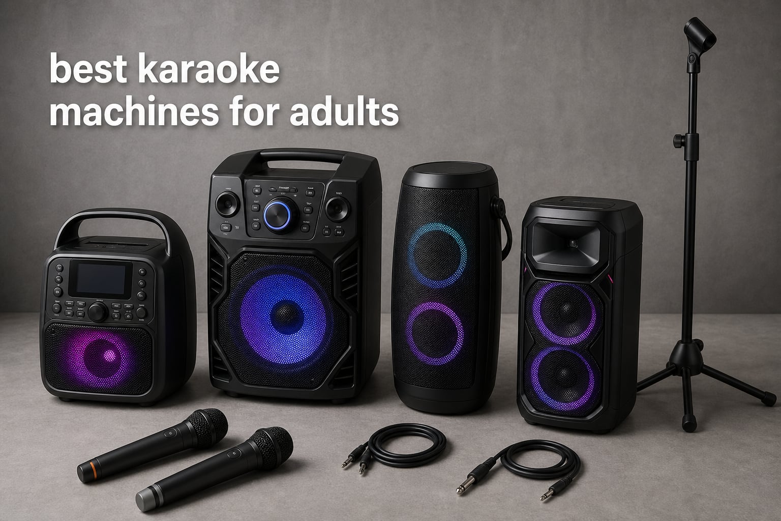 best karaoke machines for adults
