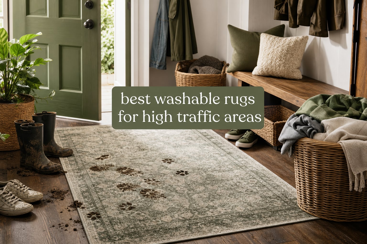best washable rugs for high traffic areas