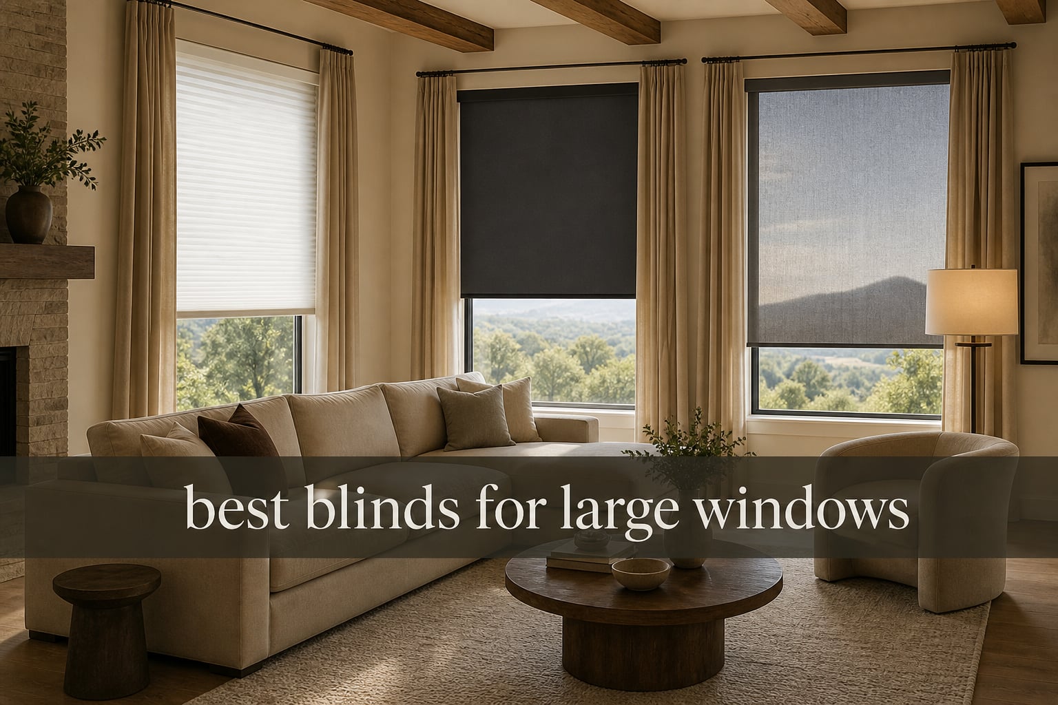 best blinds for large windows