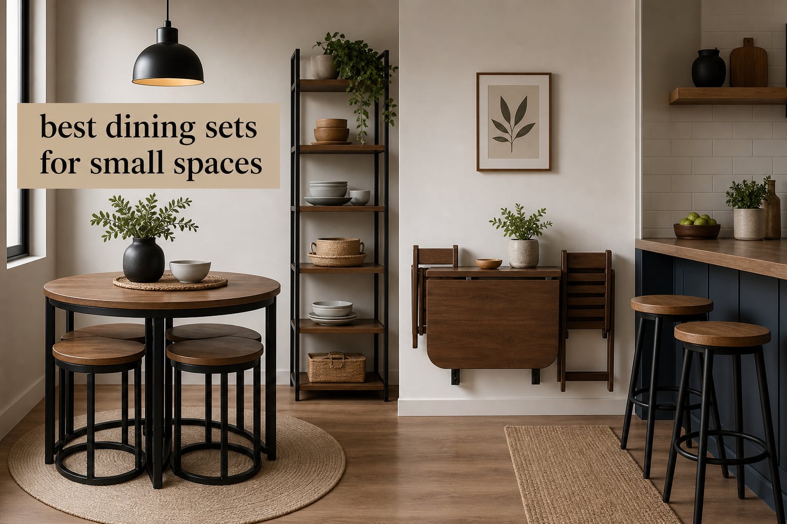 best dining sets for small spaces