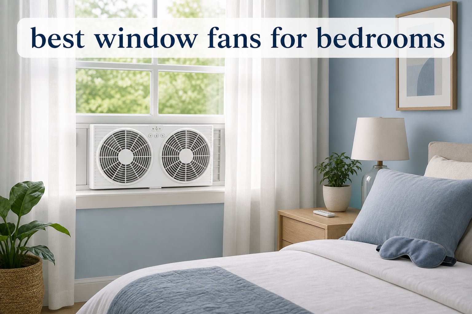 best window fans for bedrooms