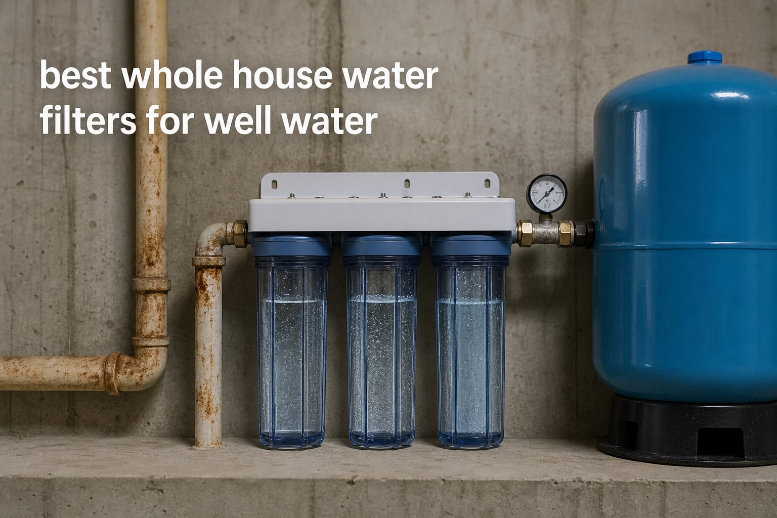 best whole house water filters for well water