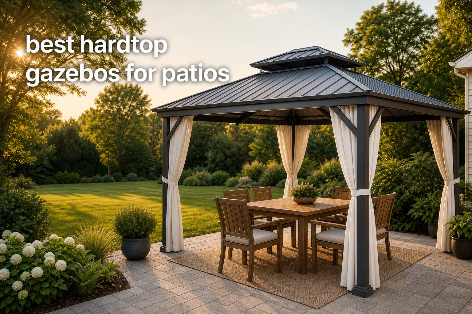 best hardtop gazebos for patios