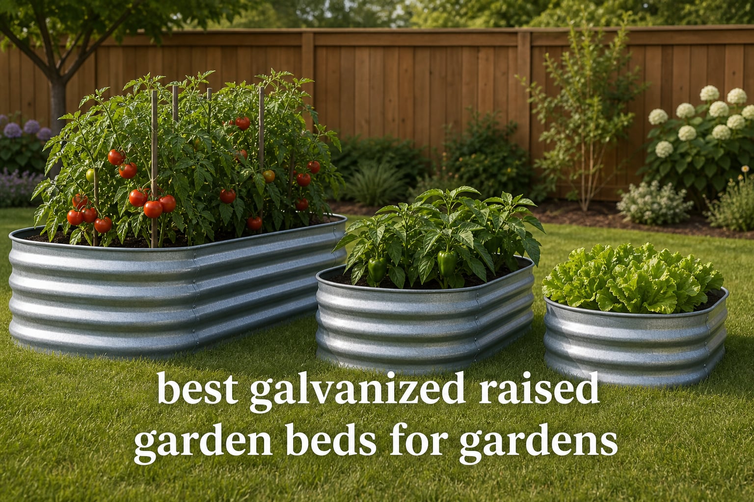 best galvanized raised garden beds for gardens
