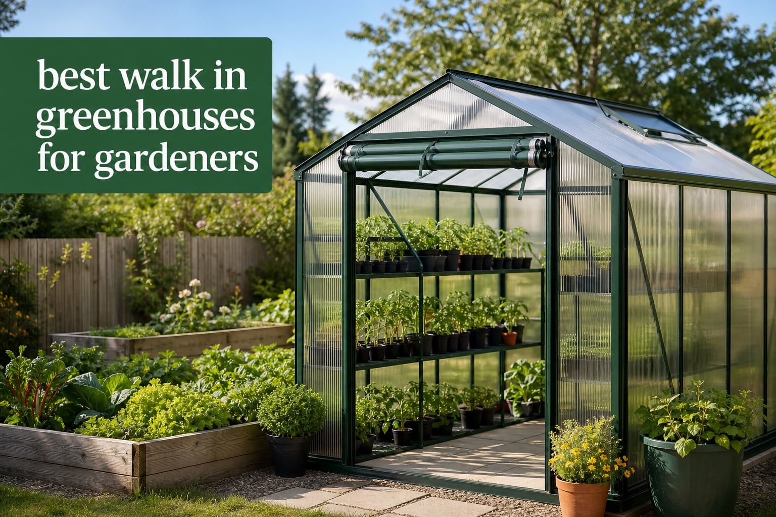 best walk in greenhouses for gardeners
