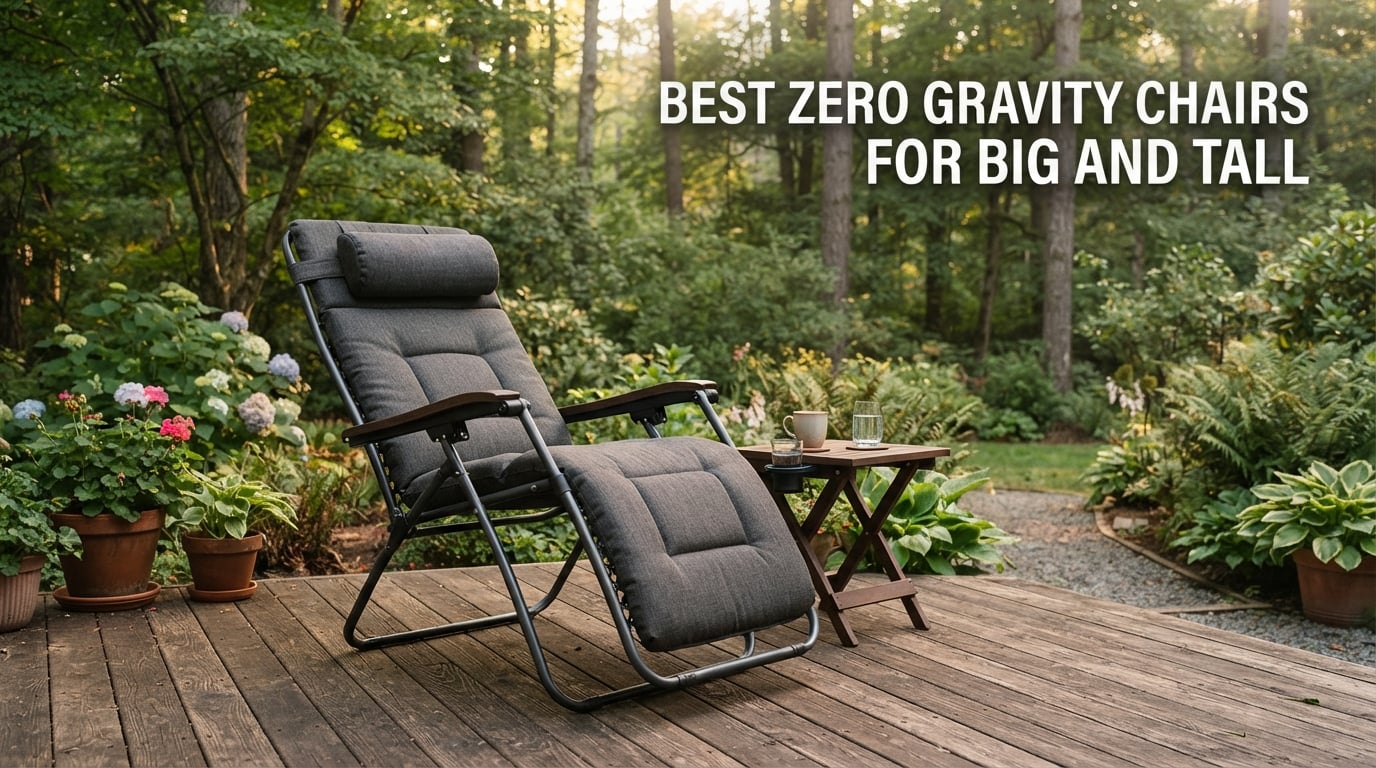 best zero gravity chairs for big and tall