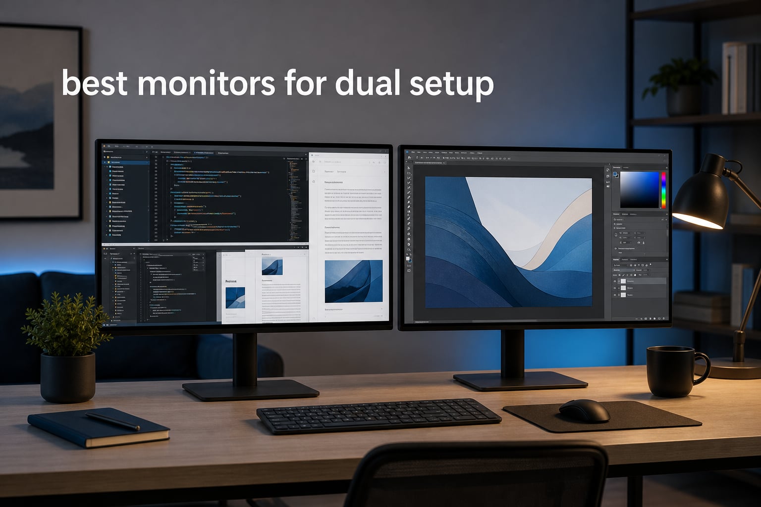 best monitors for dual setup
