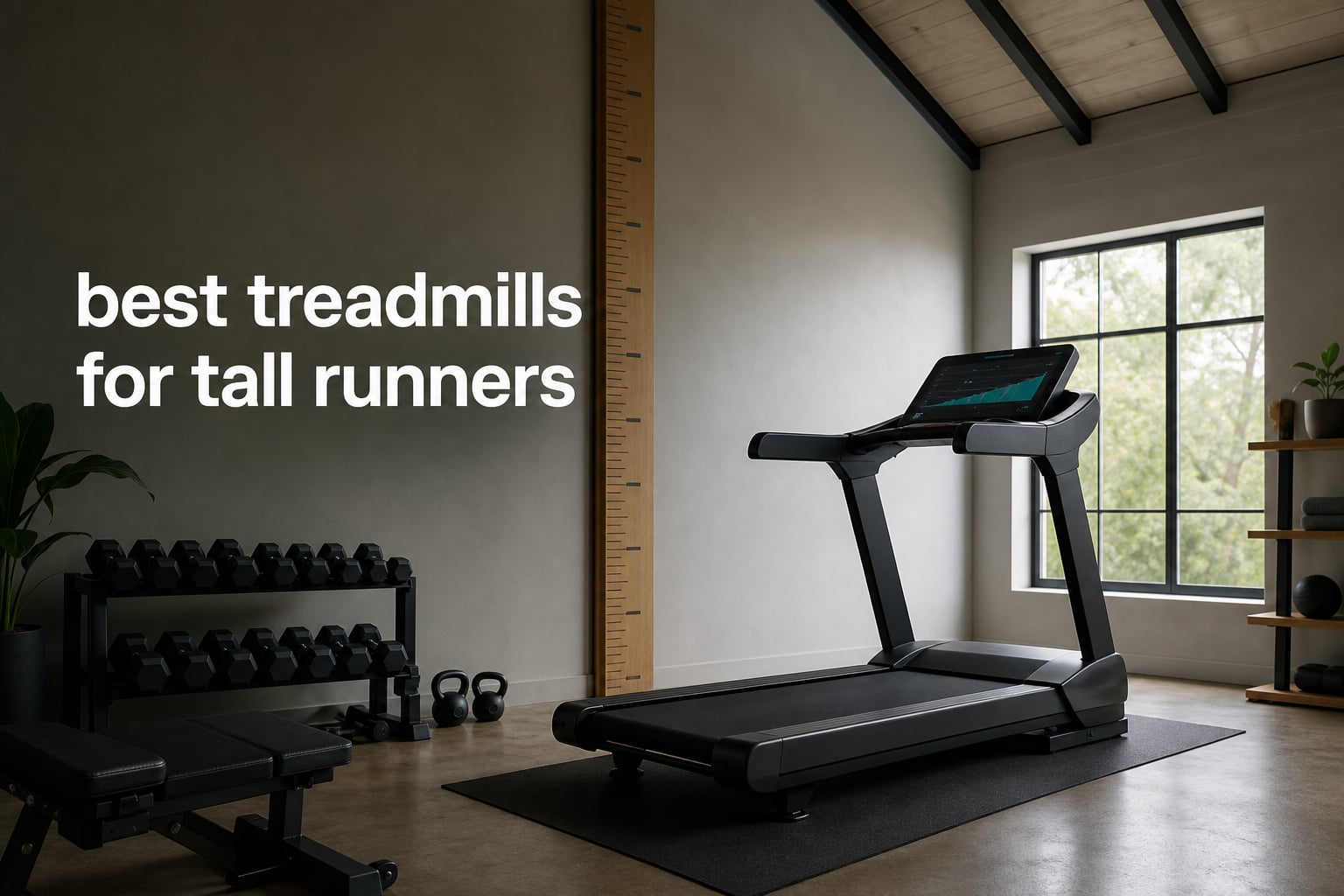 best treadmills for tall runners