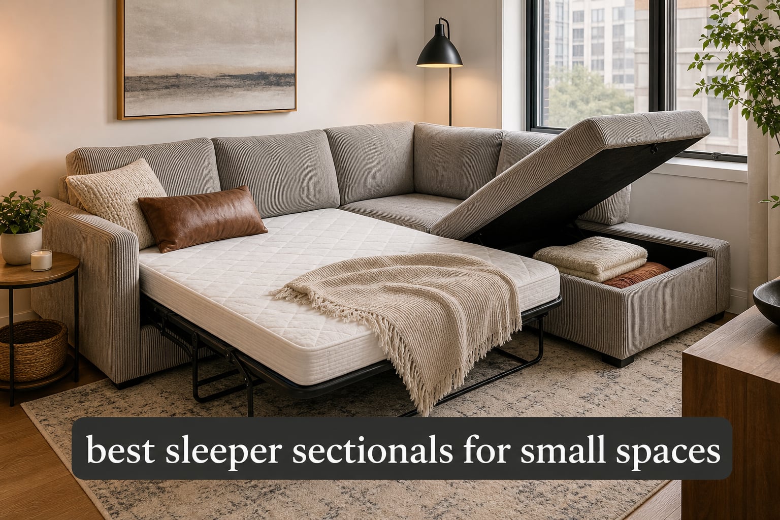 best sleeper sectionals for small spaces