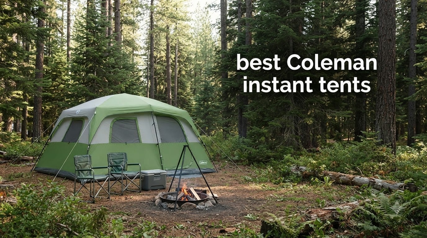 best Coleman instant tents