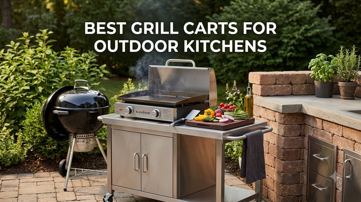 best grill carts for outdoor kitchens