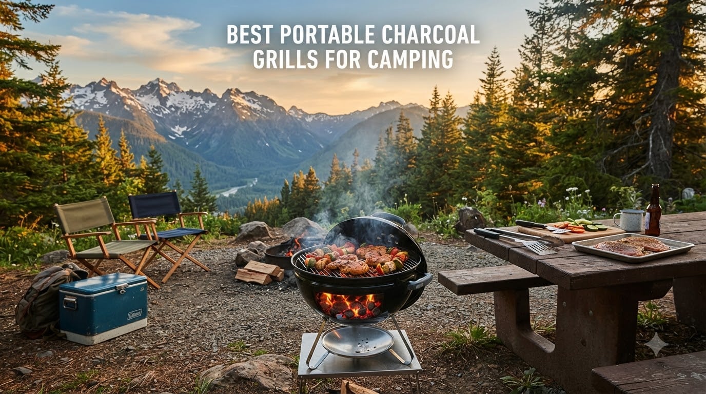 best portable charcoal grills for camping