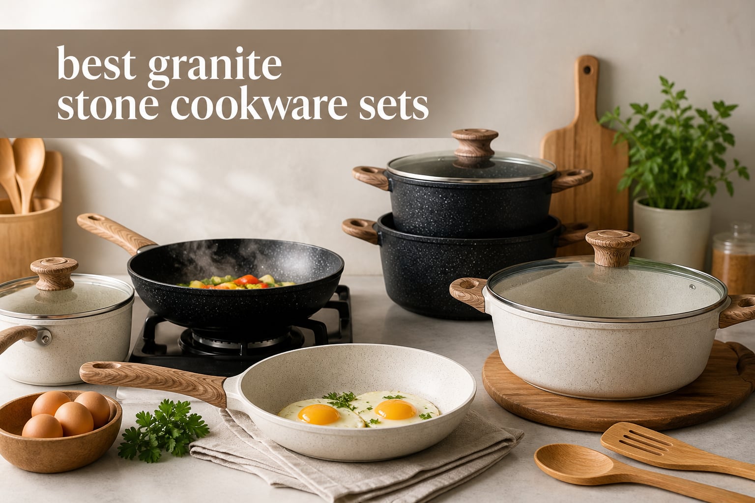 best granite stone cookware sets