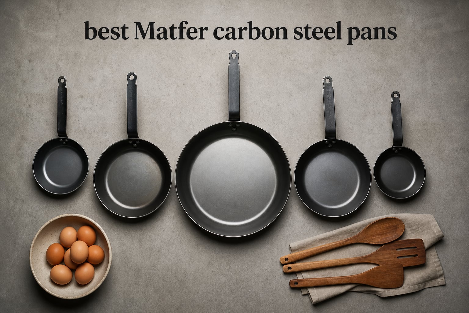 best Matfer carbon steel pans