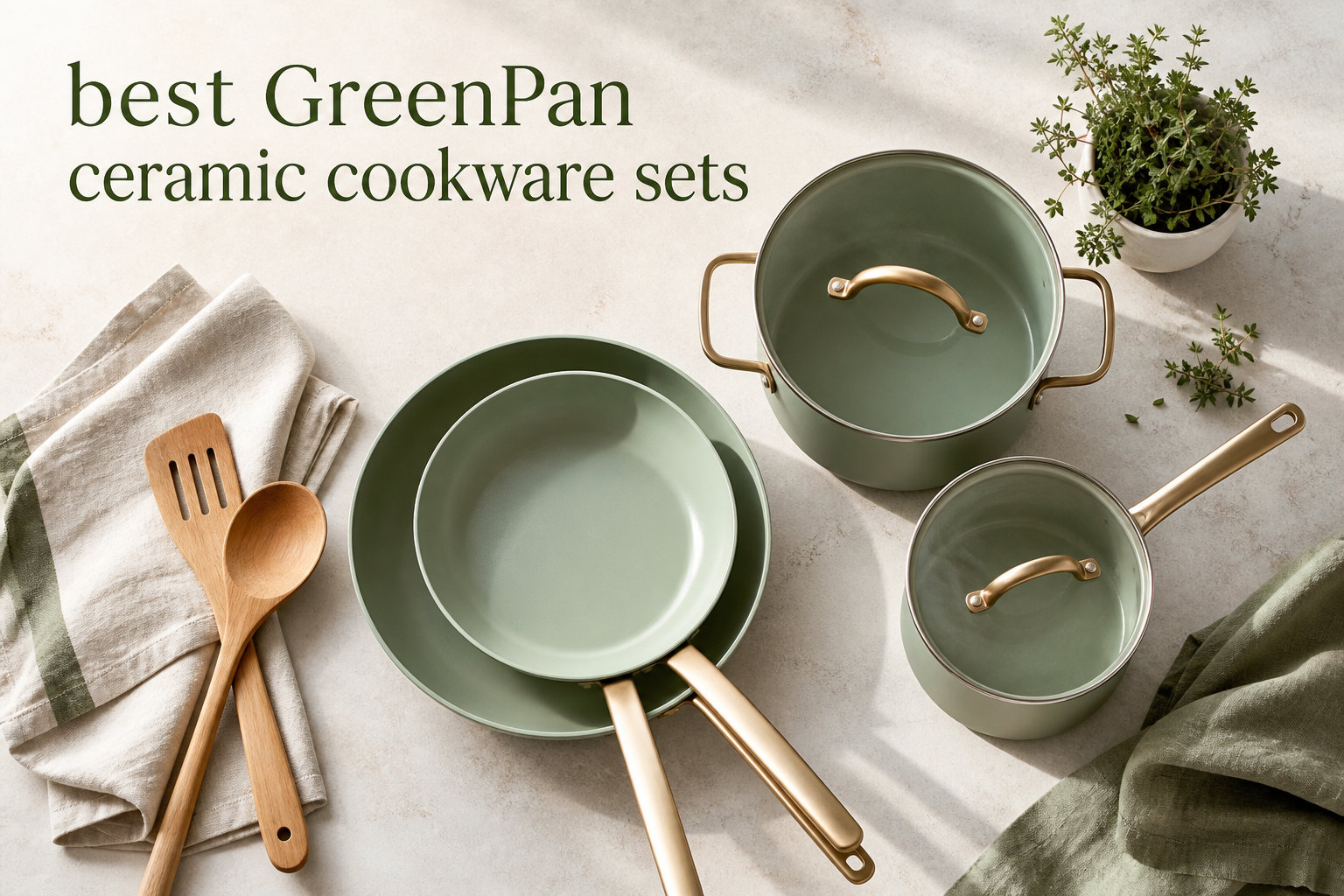 best GreenPan ceramic cookware sets