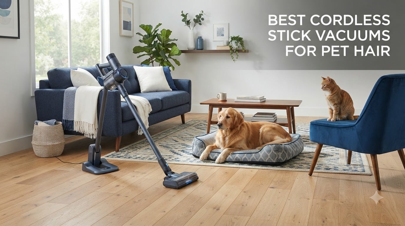 best cordless stick vacuums for pet hair