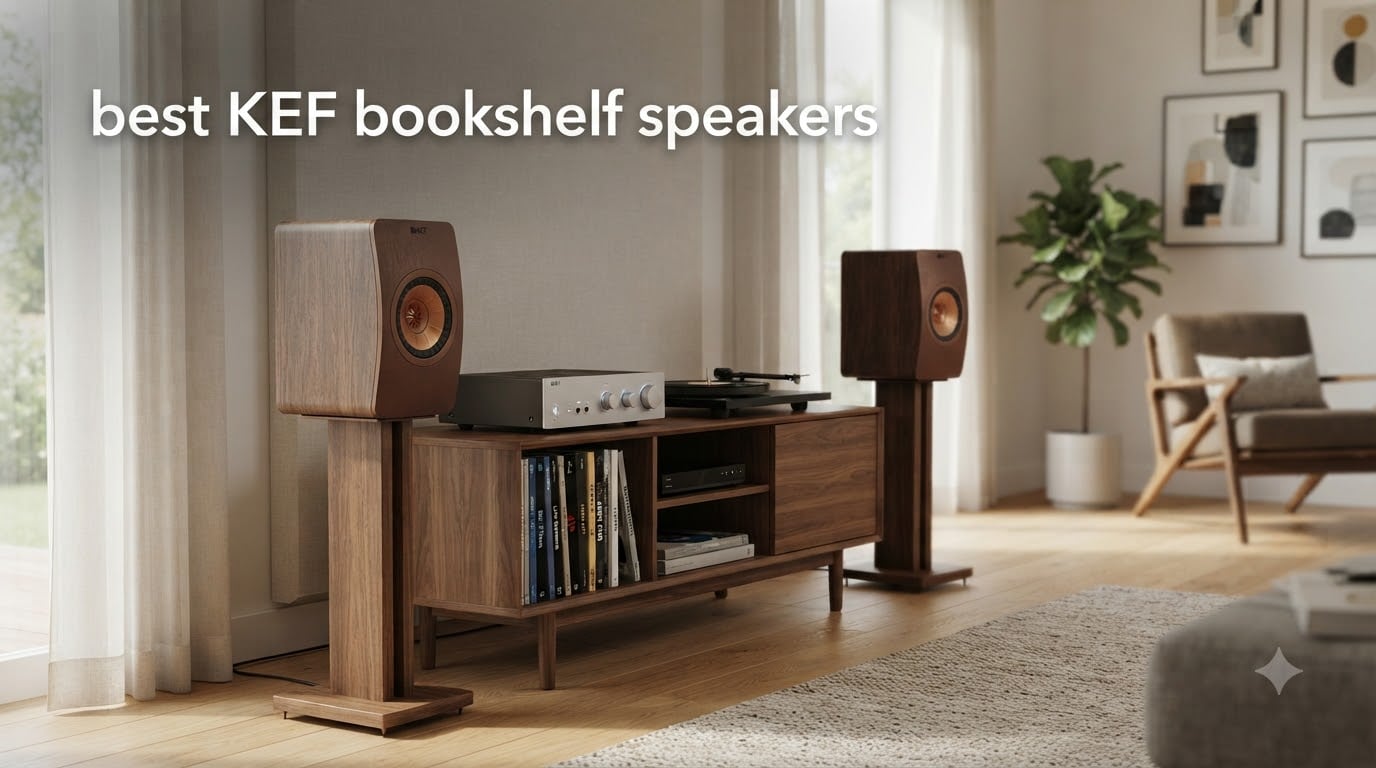 best KEF bookshelf speakers