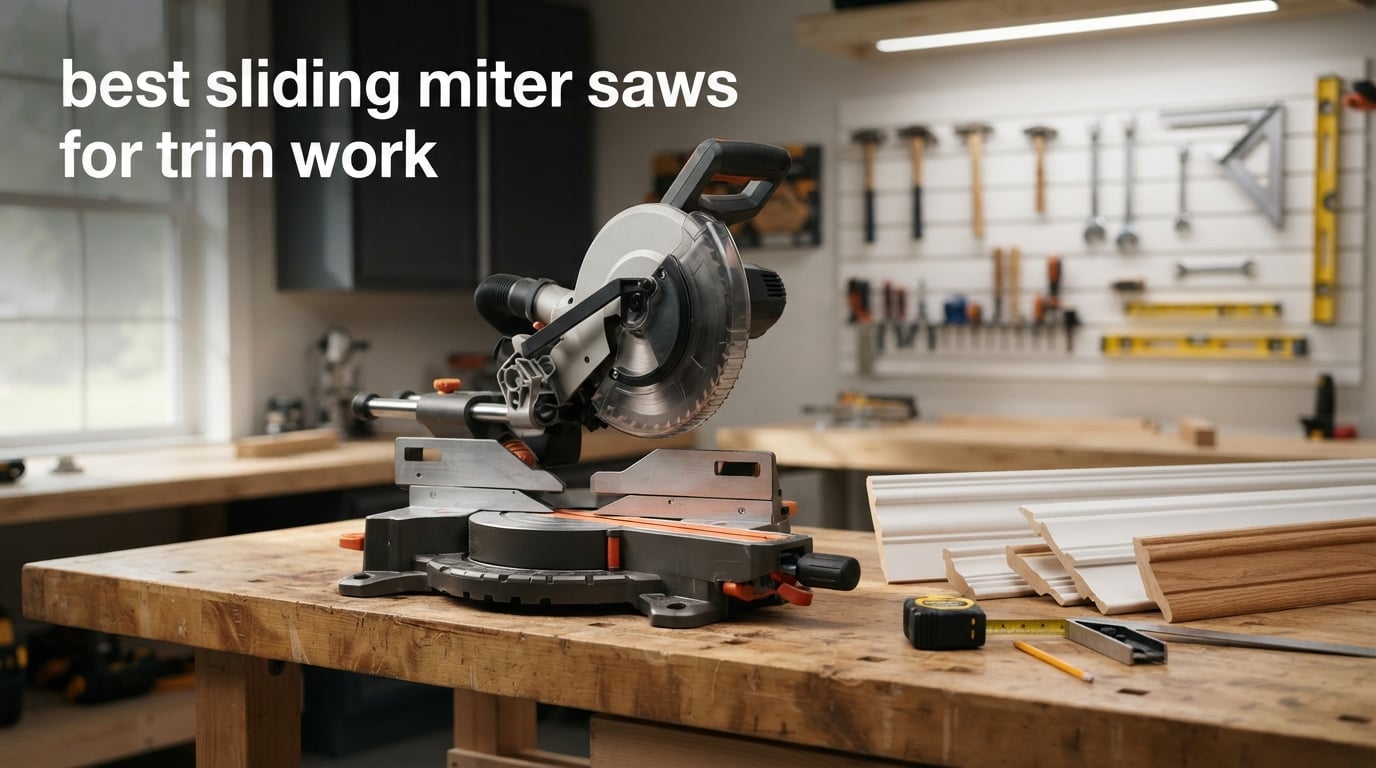 best sliding miter saws for trim work