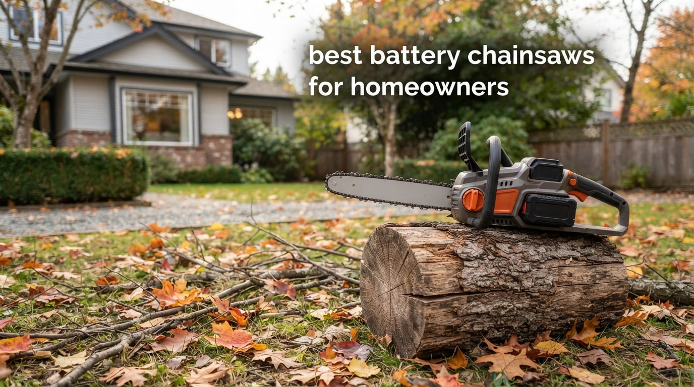 best battery chainsaws for homeowners