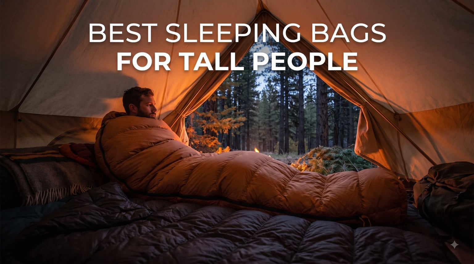 best sleeping bags for tall people