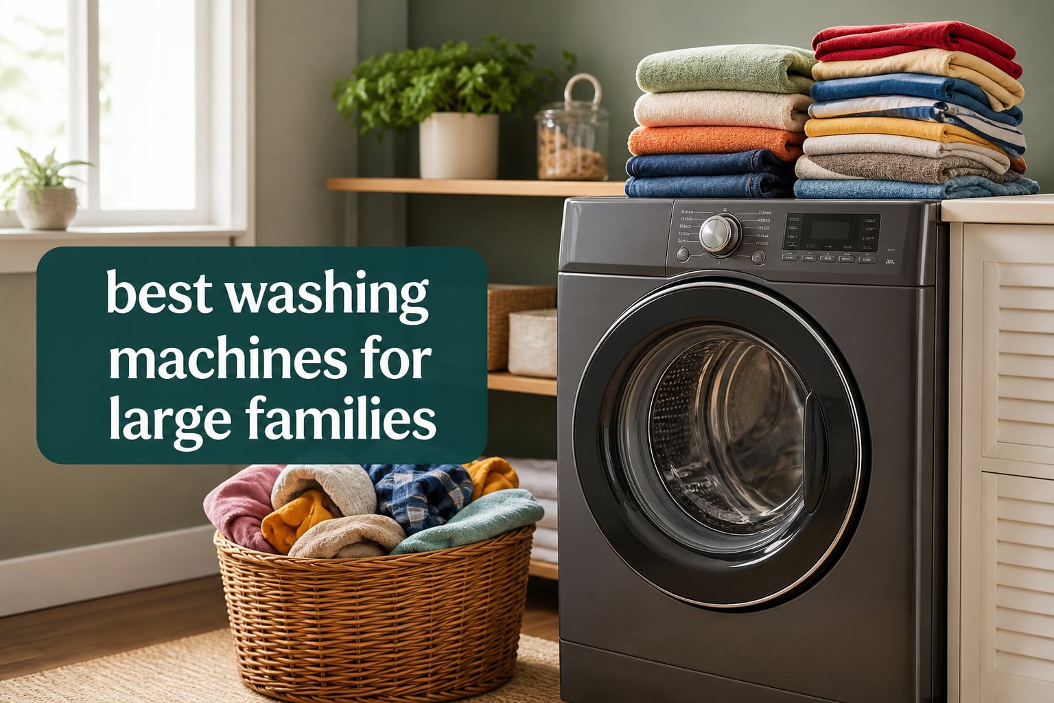 best washing machines for large families