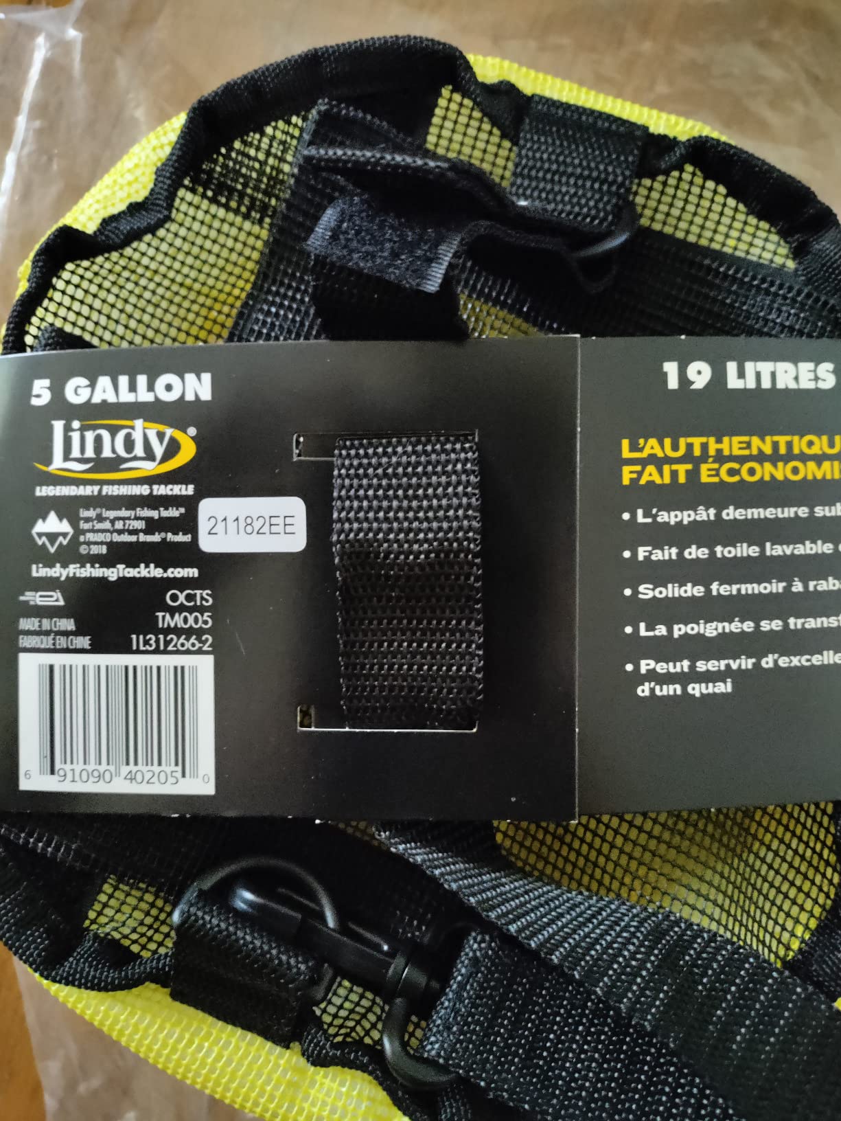 Lindy Bait Tamer Fishing Bag - Keeps Live Bait Healthy and Active customer photo 2