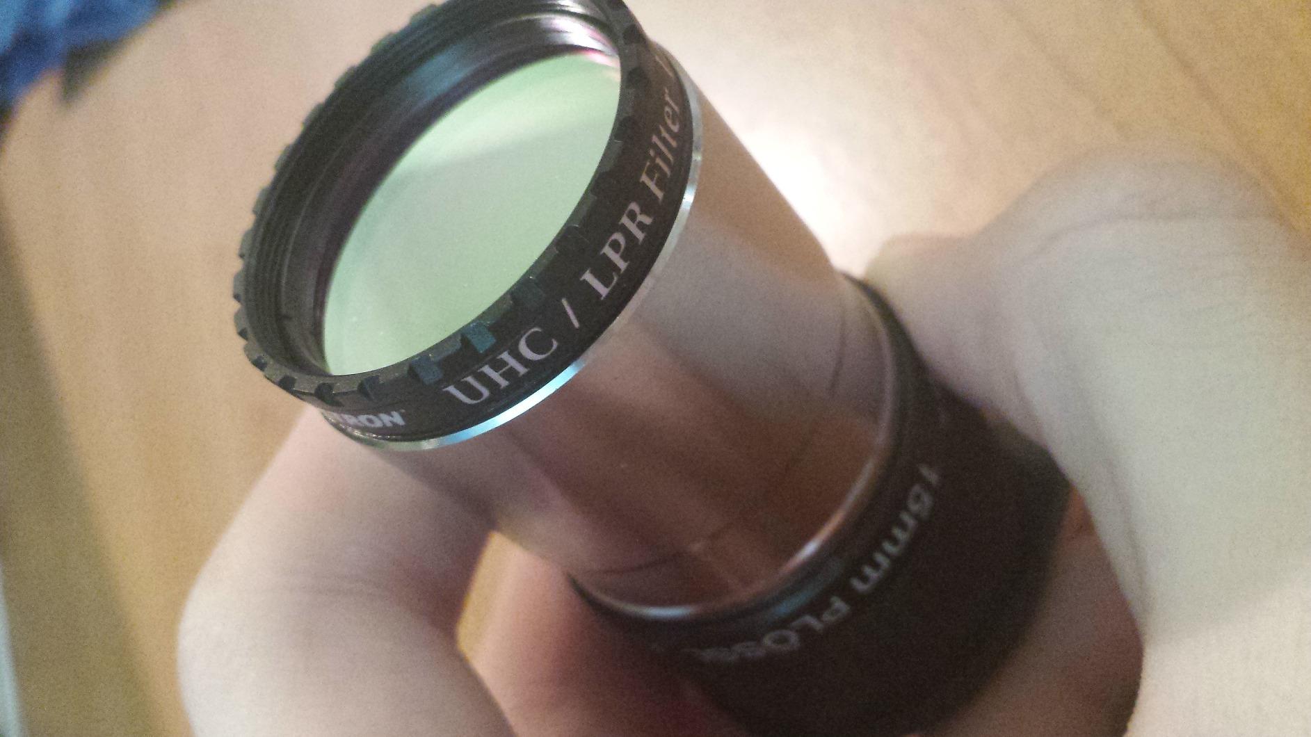 Celestron UHC/LPR Light Pollution Reduction Filter for Telescopes – 1.25