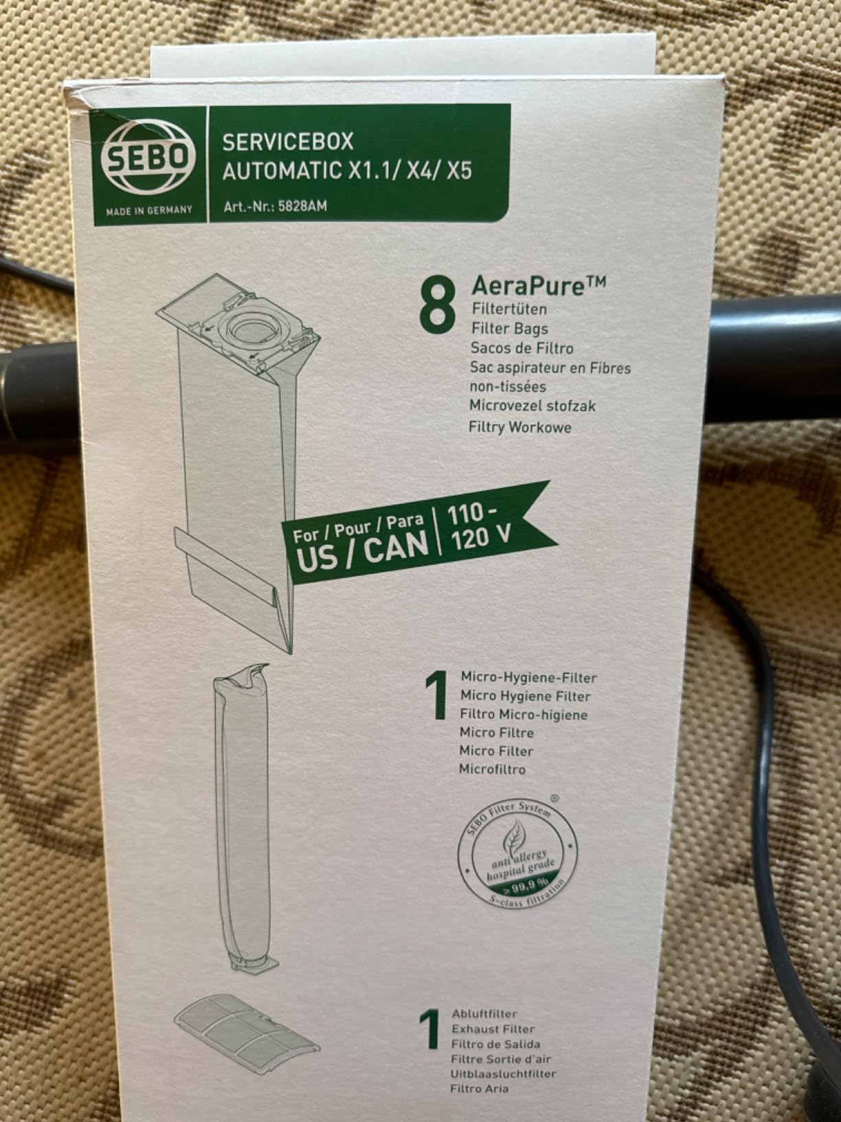 Sebo Automatic X4 Upright Vacuum Cleaner customer photo 1