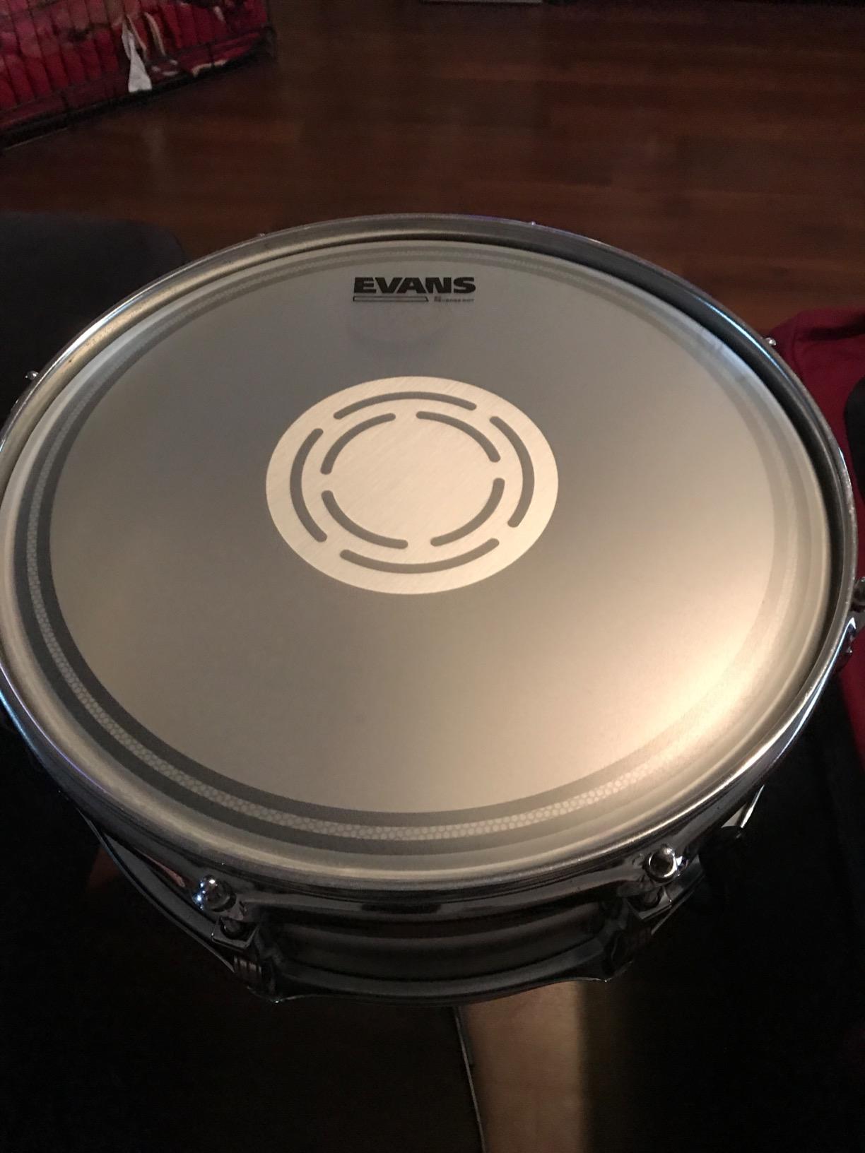 Evans EC Reverse Dot Coated Snare Drumhead 14 Inch customer photo 2