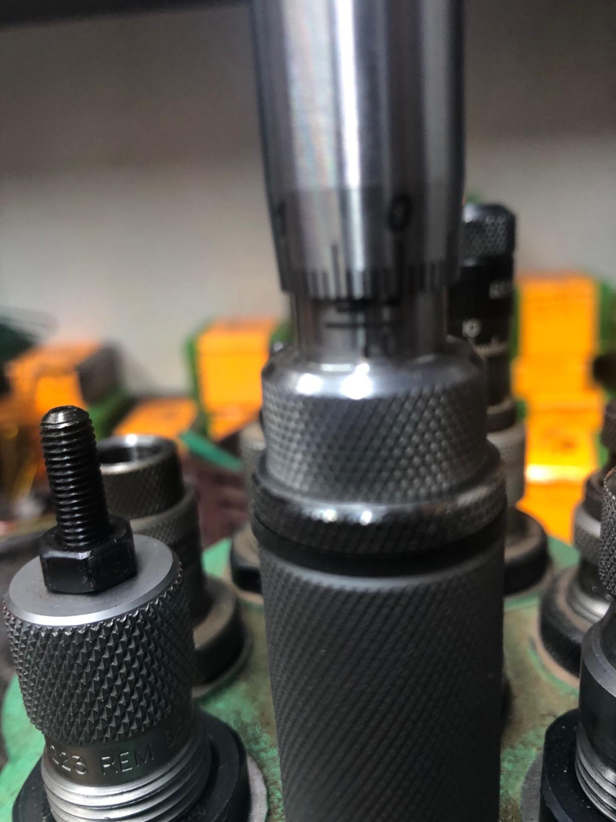 Hornady Custom Grade New Dimension 2-Die Set, 223 REM (.224) (546228) - Caliber Specific Reloading Equipment for Handloaders with Full Length Sizer Die, Seating Die, Sure-Loc Rings, & Storage Box customer photo 1