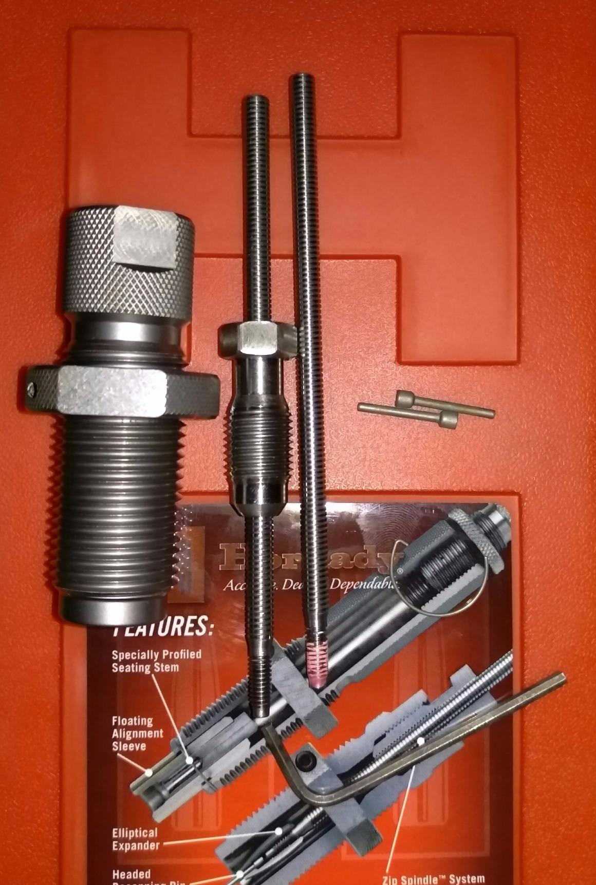 Hornady Custom Grade New Dimension 2-Die Set, 223 REM (.224) (546228) - Caliber Specific Reloading Equipment for Handloaders with Full Length Sizer Die, Seating Die, Sure-Loc Rings, & Storage Box customer photo 2