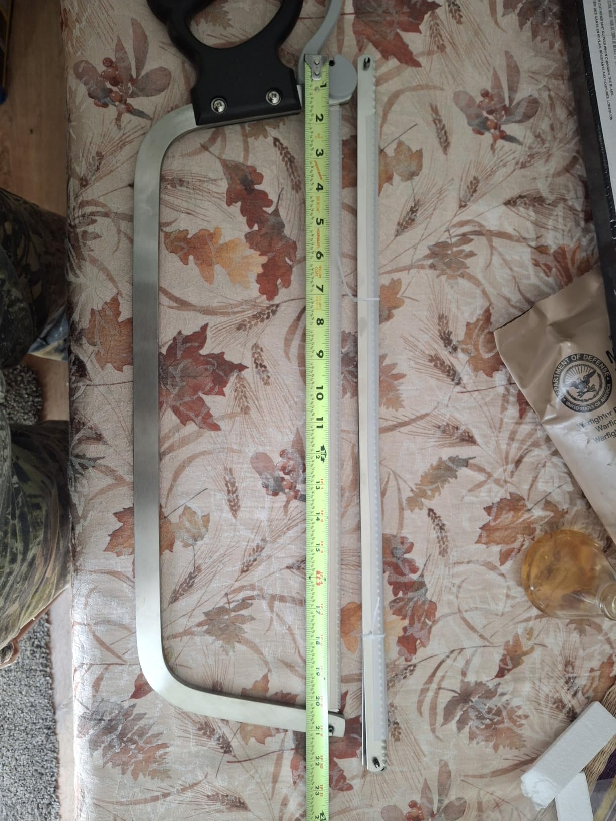 Weston Butcher Meat and Bone Saw with 22 Inch Stainless Steel Serrated Blade with Quick Release Handle (47-2201) customer photo 1