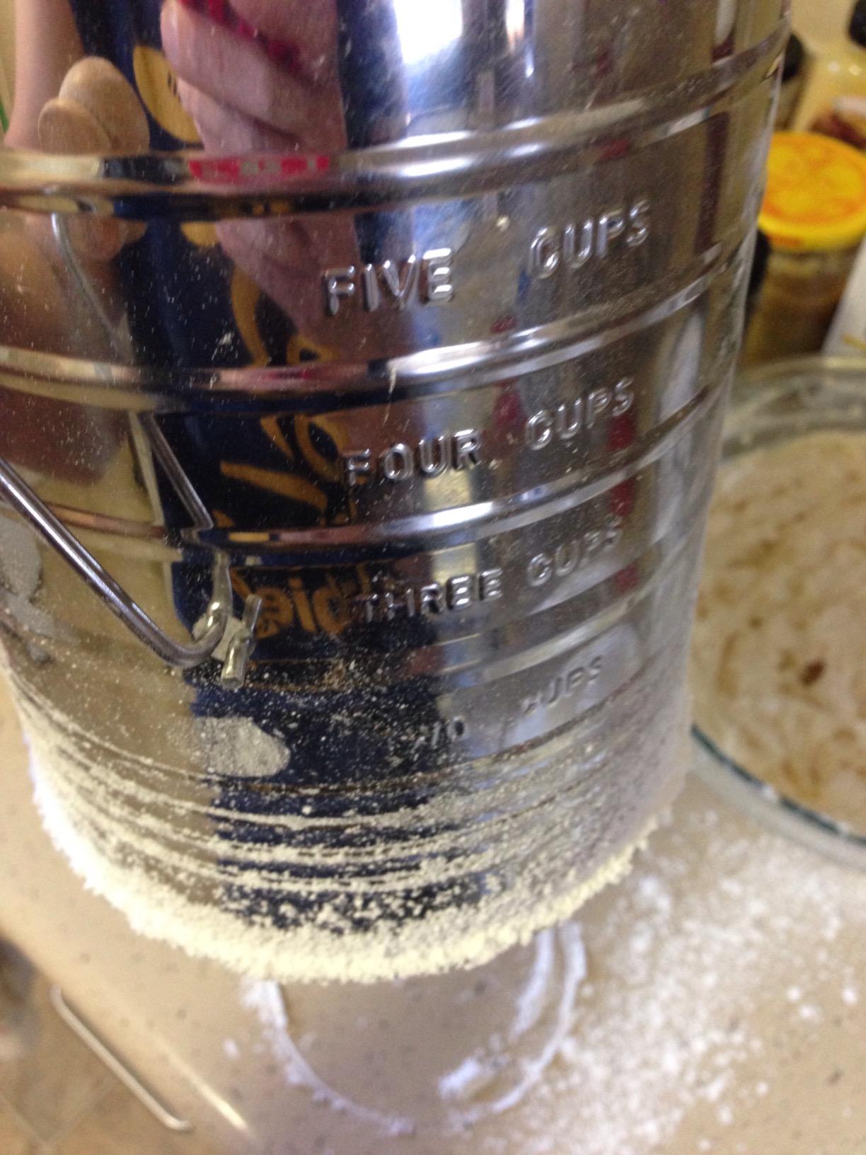 Mrs. Anderson's Baking Hand Crank Flour Sifter, Stainless Steel, 5-Cup Capacity, For Breaking Up Clumps And Aerating Flour And Powdered Sugar customer photo 2