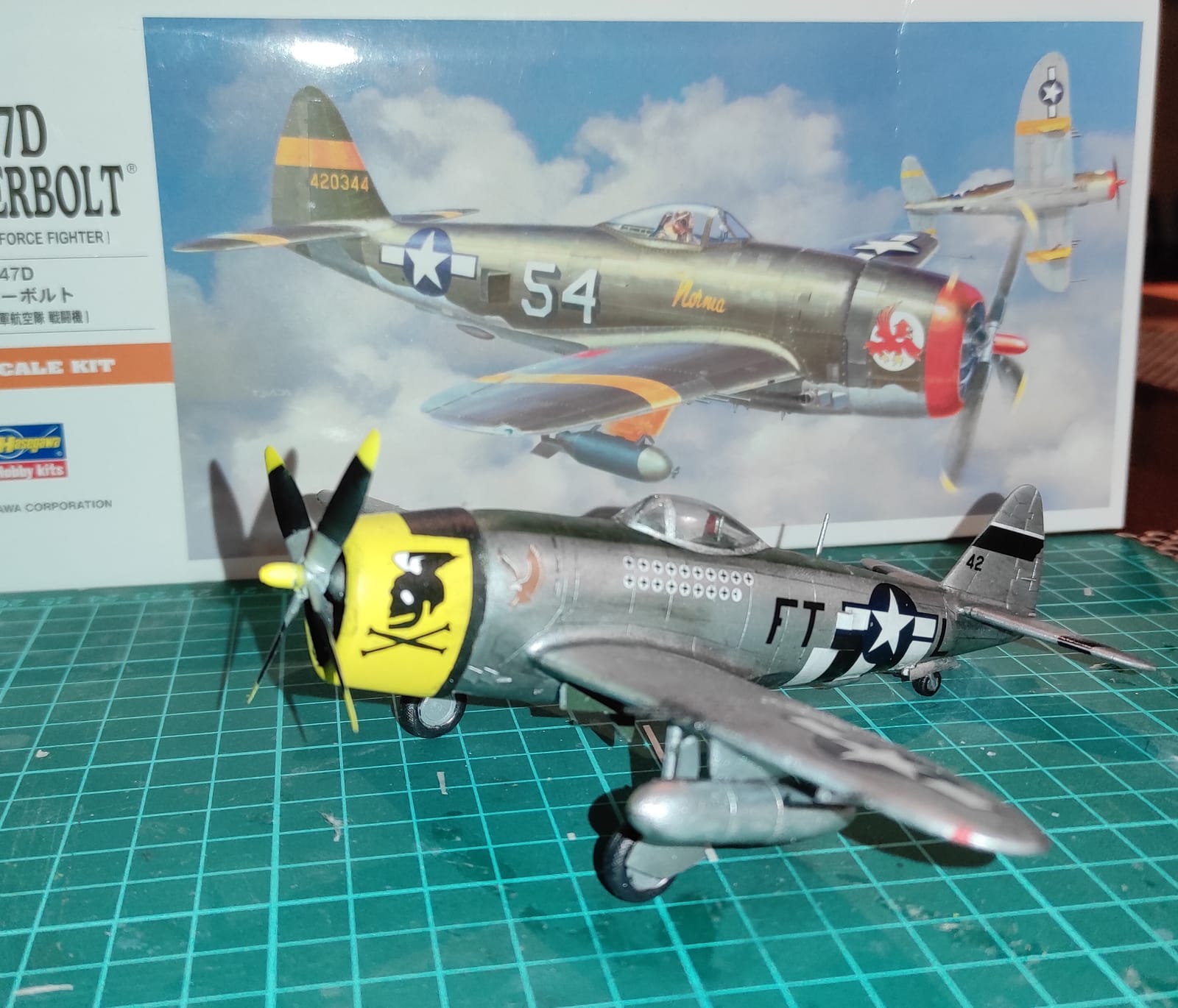 Hasegawa 1:72 Scale P-47D Thunderbolt Model Kit customer photo 1