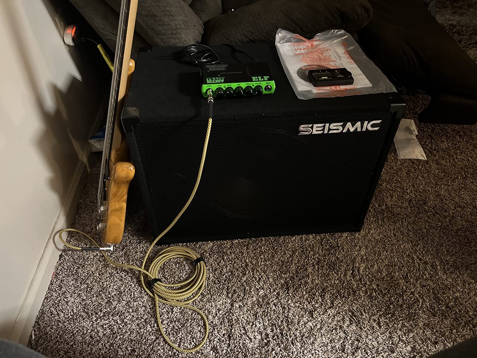 Seismic Audio Speakers 15” Bass Guitar Speaker Cabinet, 300 Watts RMS Speakers, 1 x 15 customer photo 1