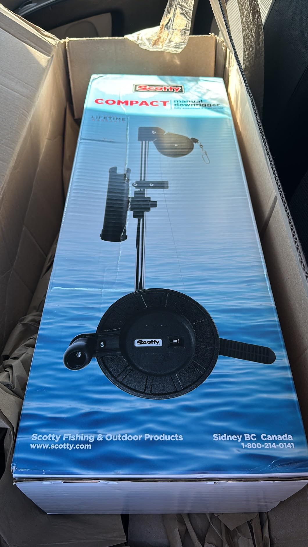 Scotty #1060 Depthking Manual Downrigger, Display Packed w/ Rod Holder customer photo 2