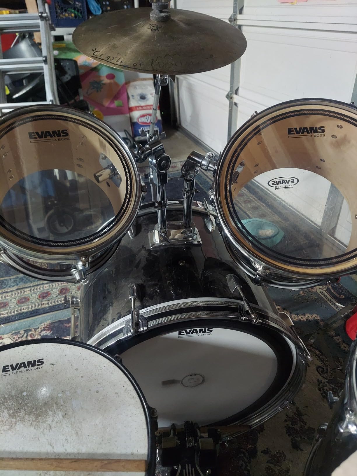 Evans EC2S Clear Tom Drum Head 16 Inch customer photo 1