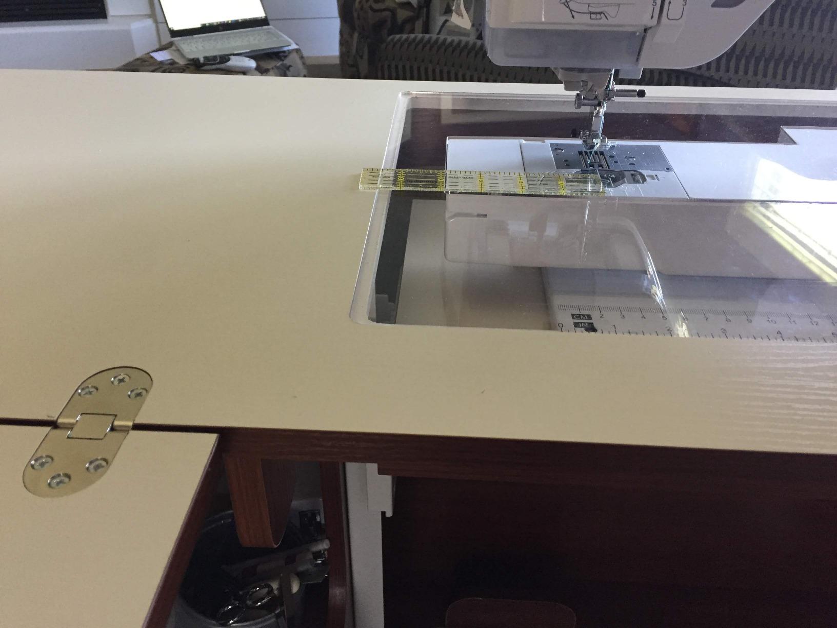 Arrow K8405 Wallaby Kangaroo Sewing, Cutting, Quilting, Crafting Cabinet and Table, Includes Storage and Airlift, Portable with Wheels, Teak Finish customer photo 2