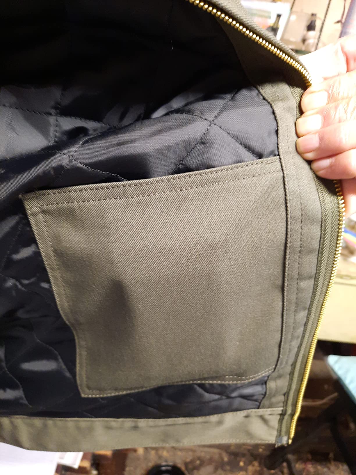 Dickies Men's Insulated Eisenhower Front-Zip Jacket customer photo 1