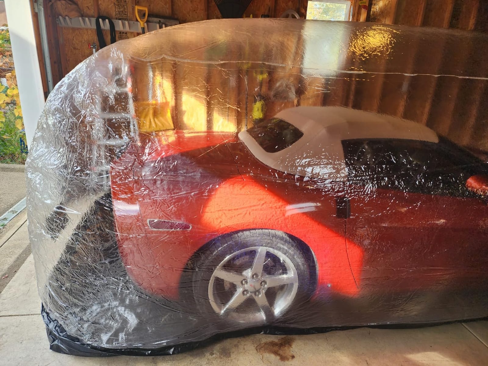 CarCapsule 18 Foot Indoor Inflatable Car Cover and Storage customer photo 1