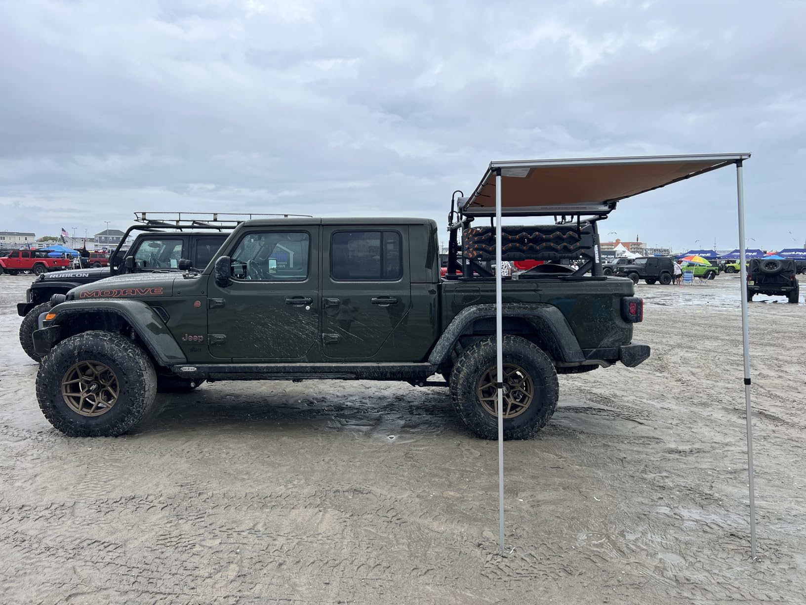 ARB 814301 Retractable Awning 1250 x 2100 mm 4x4 Accessories, self-Standing Retractable awnings fit onto the Side of Most roof Racks and roof Bars customer photo 2