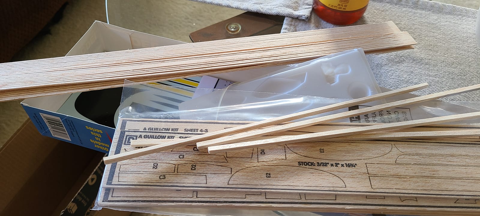Guillow's Piper Cherokee 140 Laser Cut Model Kit - 20 in Wingspan Balsa customer photo 2