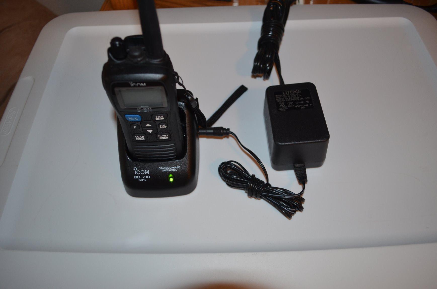 ICOM IC-M73 01 Icom IC-M73 01 Handheld VHF Marine Radio, 6 Watts customer photo 2