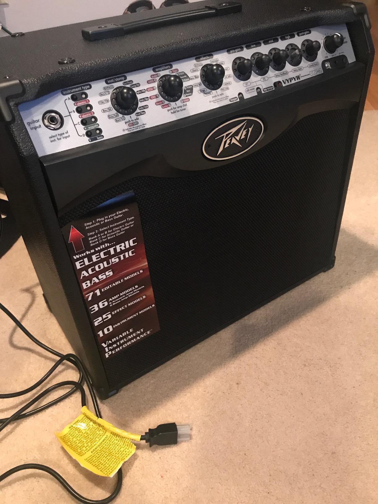 Peavey 3608080 Vypyr VIP 2 - 40 Watt Modeling Instrument Amplifier customer photo 2
