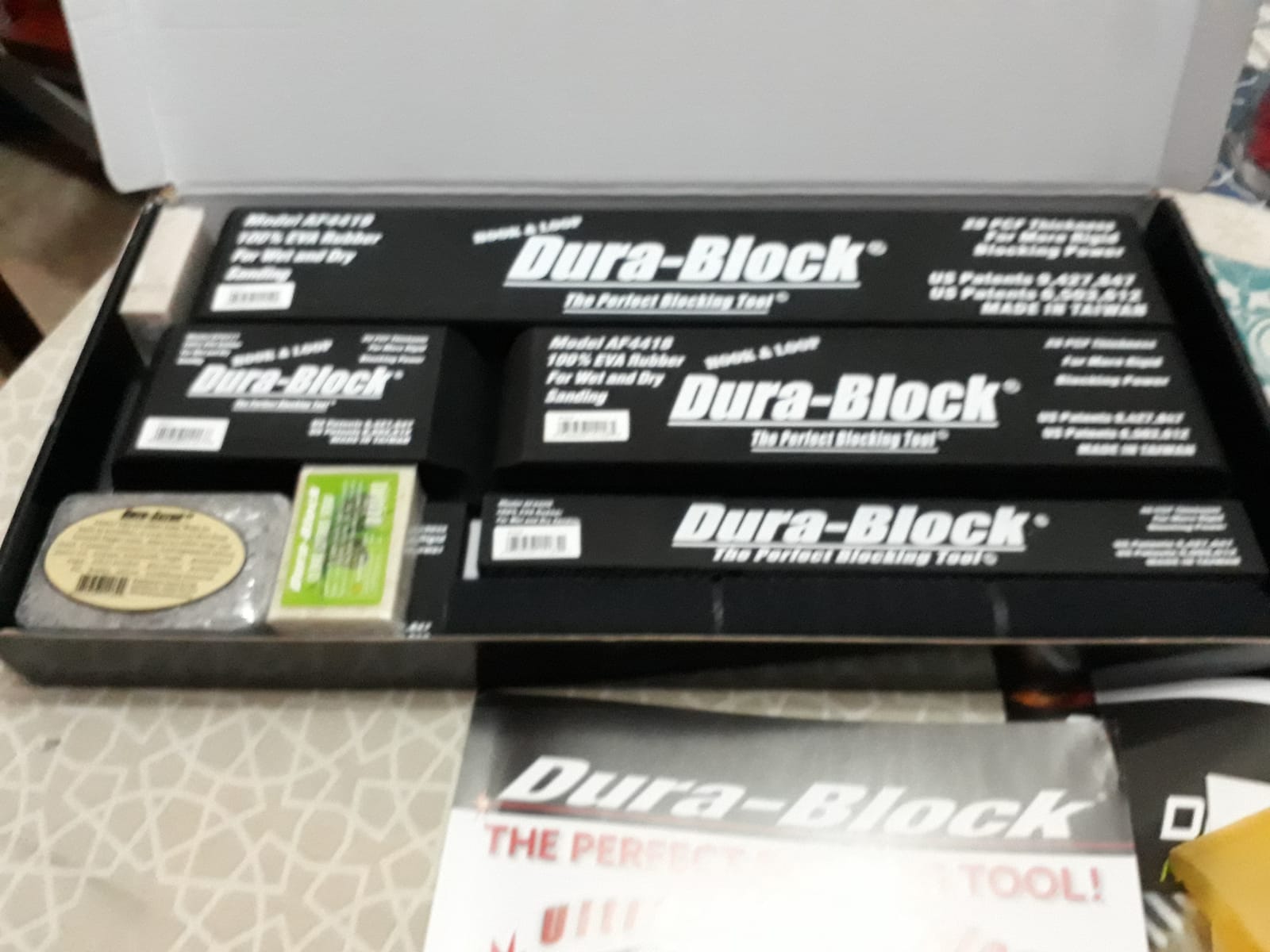 Dura-Block AF44HL Hook & Loop Black 7-Piece Sanding Block Set customer photo 1