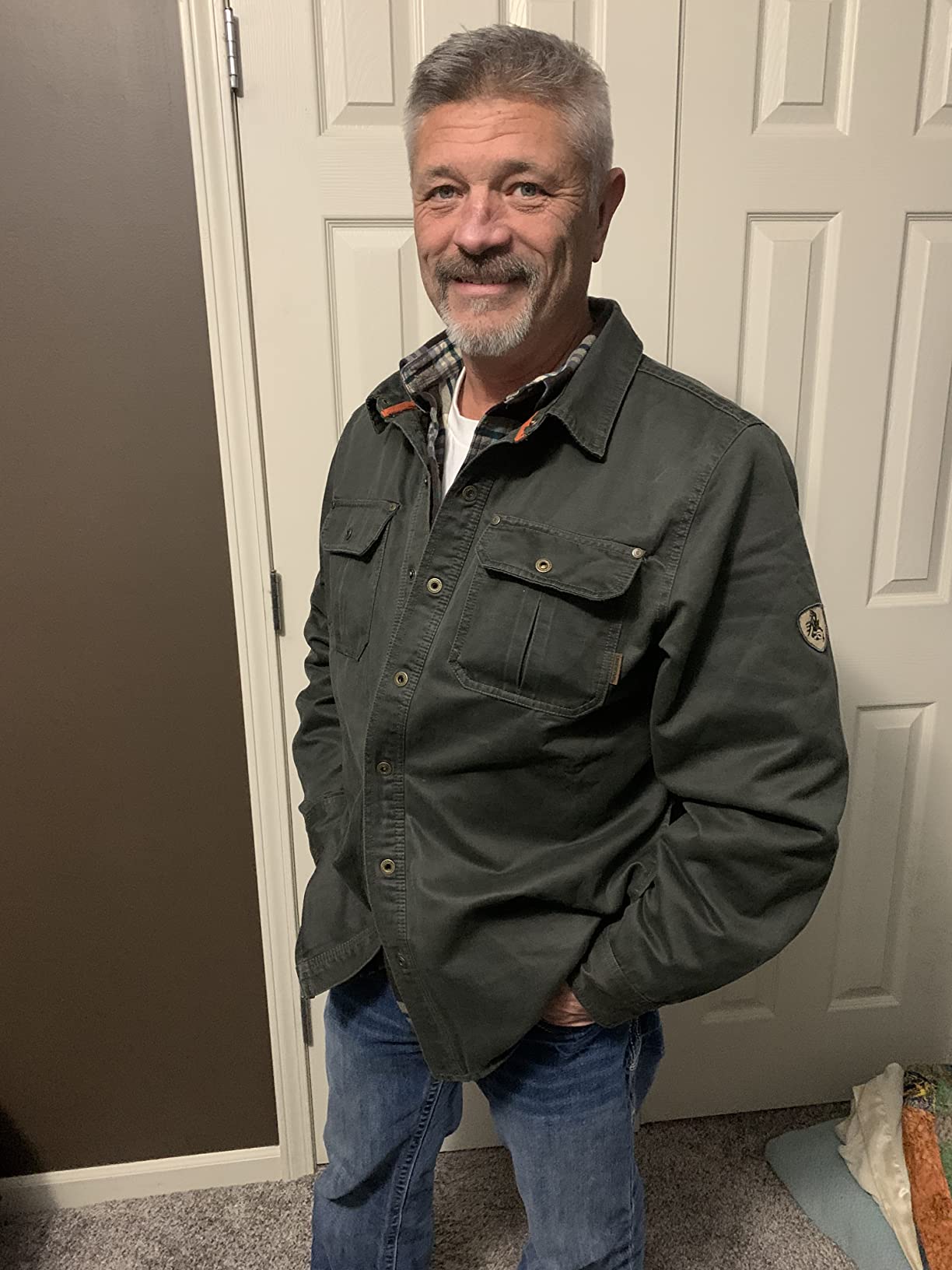 Legendary Whitetails Mens Flannel Lined Waxed Cotton Shirt Jacket customer photo 2