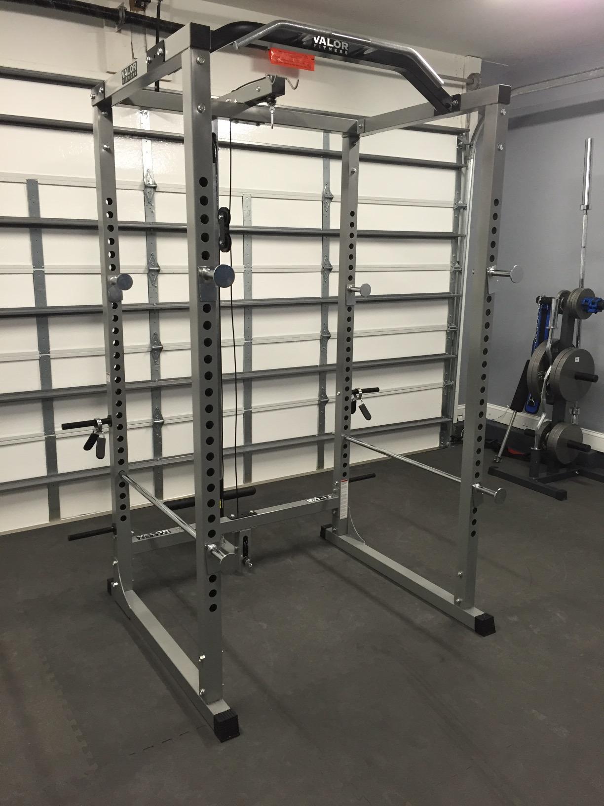 Valor Fitness BD-11 Heavy Duty Power Rack/Squat Rack w/Chrome Pull Up Bar and Power Cage Bundle Optins for a Complete Weightlifting Home Gym (BD-11 Power Rack) customer photo 2