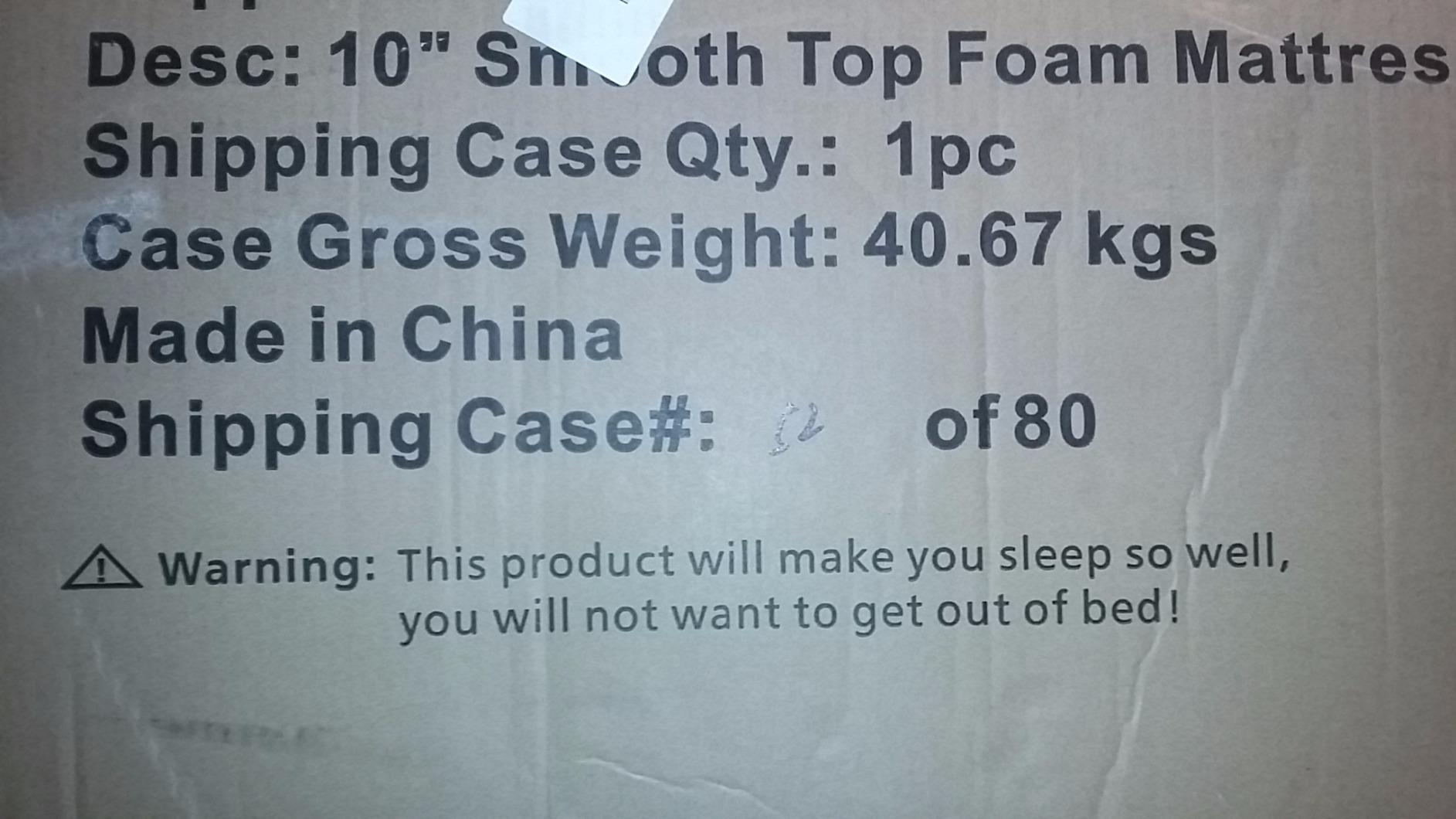 Best Price Mattress 10 inch Queen Mattress Bed-In-A-Box, Green Tea Memory Foam , White customer photo 1