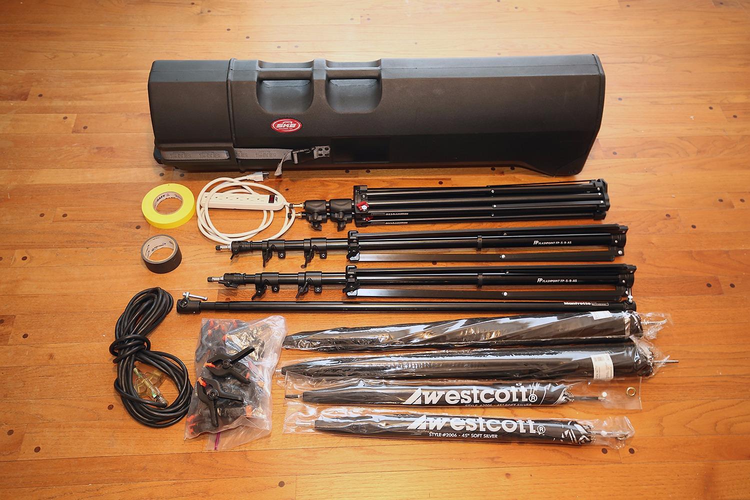 1SKB-R4209W RotoMold Tripod Case with Wheels | Protects stands and lighting supports in transit, road and flight ready touring build, easy-pull design customer photo 1