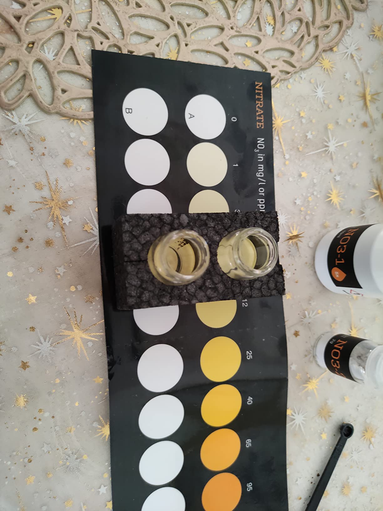 NYOS Nitrate Reefer Test Kit for Saltwater Aquariums - Lab-Grade Precision - 40 Tests - Glass Vials - Slide Comparator Included customer photo 2